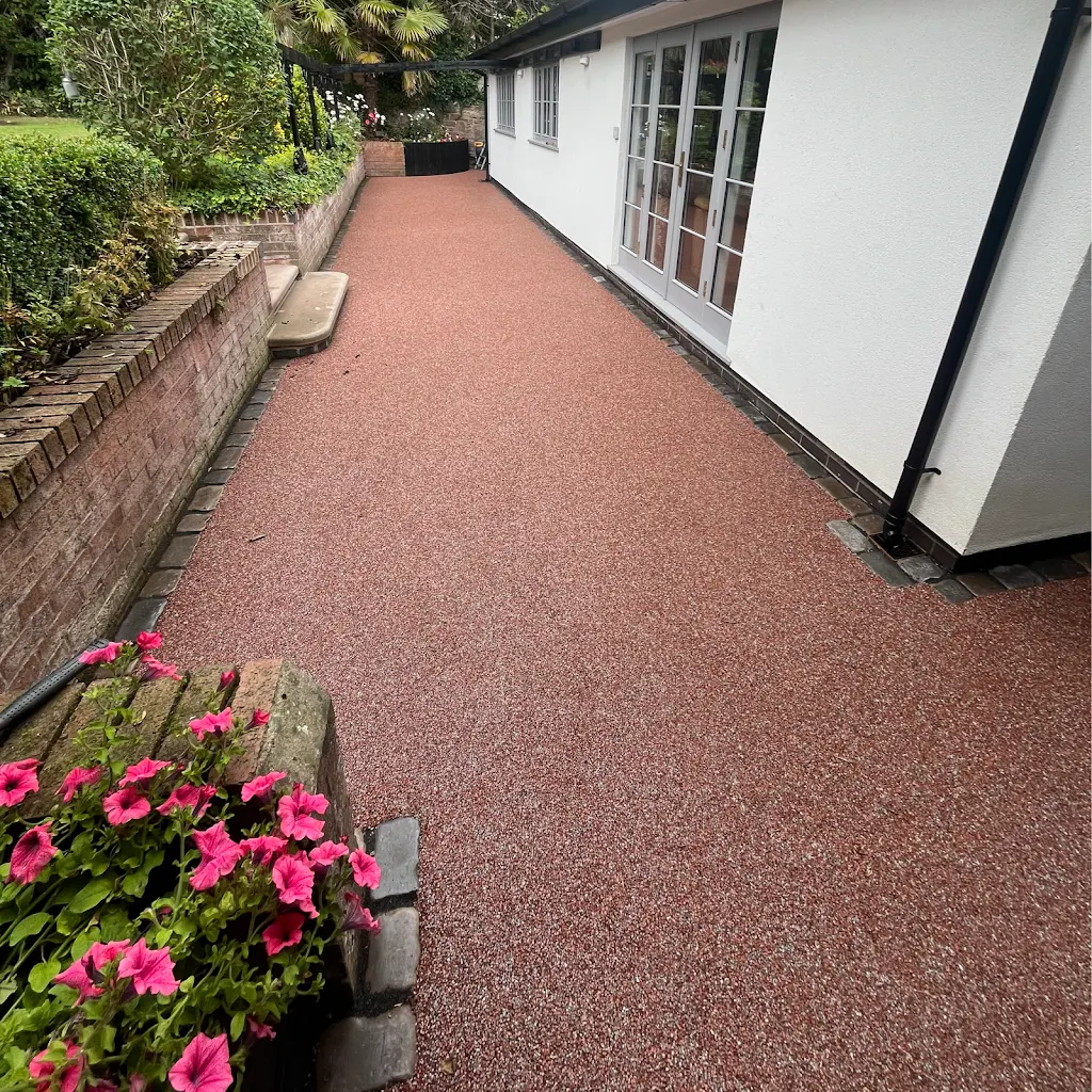 Luxury home with premium resin bound driveway