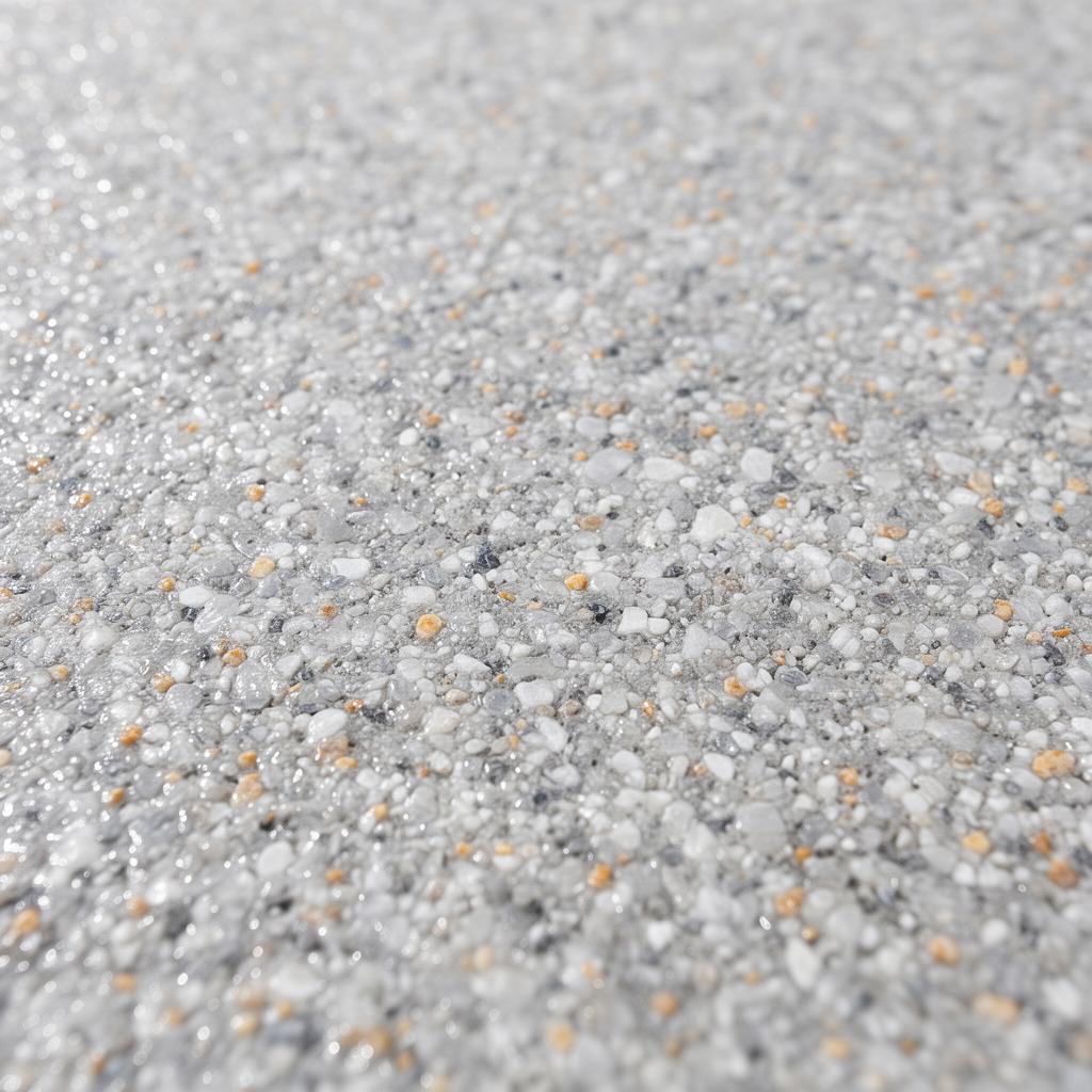 Close-up of resin bound aggregate